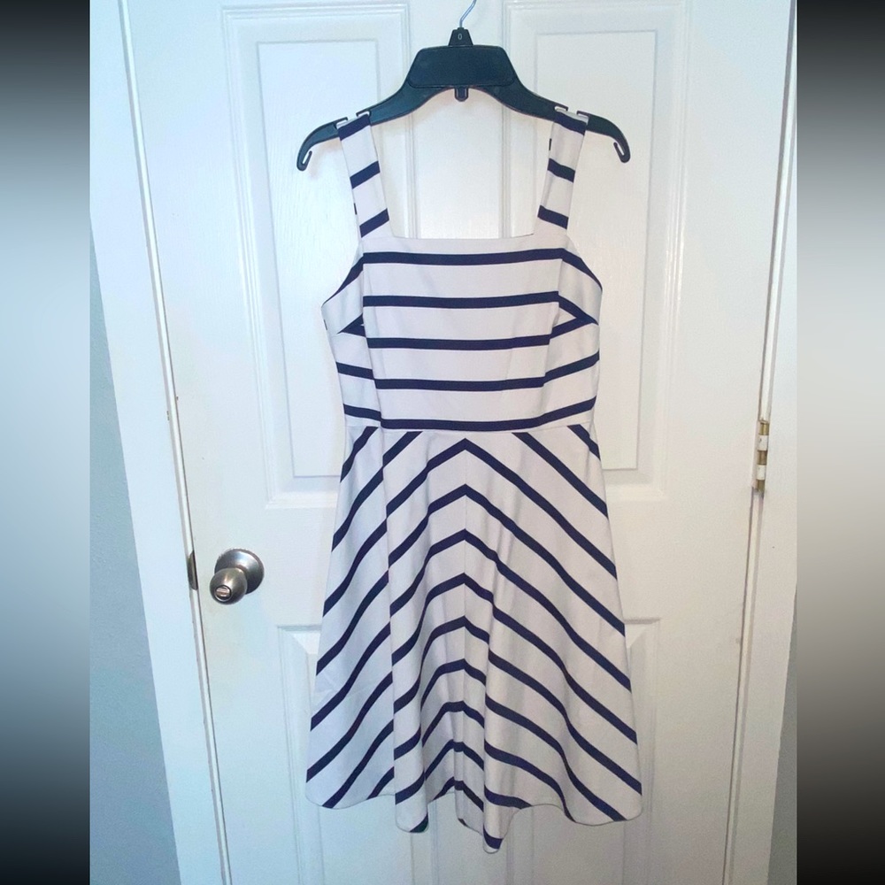 NWT DRAPER JAMES Tank Top Striped Mini Dress
